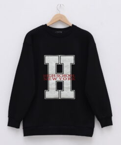 Qabaq Naxışlı Yaxalı Sweat Tunik -Qara